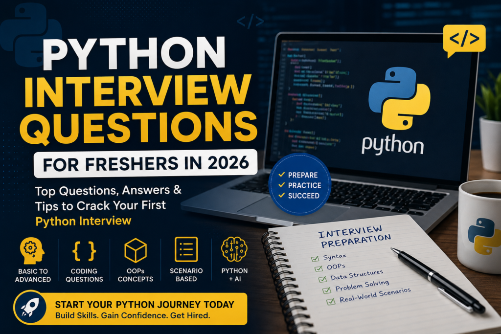 Python Interview Questions for Freshers 2026